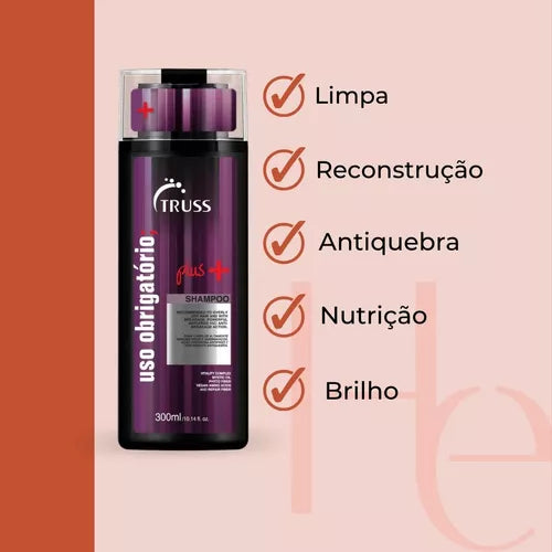 * Truss Shampoo Uso Obrigatório Plus