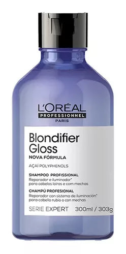 * Loréal Professionnel Shampoo Blondifier Gloss, Para Cabelos Loiros e Descoloridos 250ml