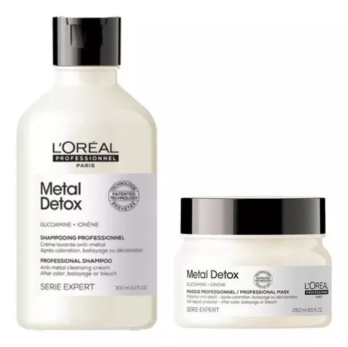 * L’Oréal Professionnel Kit Metal Detox  - Shampoo 300ml + Máscara de tratamento 250g,